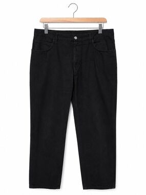 Loro Piana Men's Black Straight Leg Jeans Size 36 100% Cotton Italy Luxury